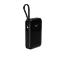Fast Charging Power Bank With Build-in Cables 20K mAh