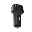 60W In-Car Charger with Dual USB-C Ports