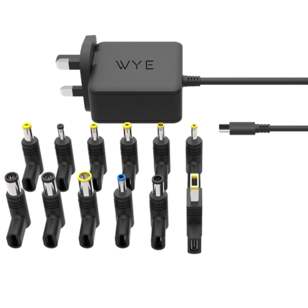 GaN 65W UniversalUSB-C Laptop Charger with 12 Different Tips