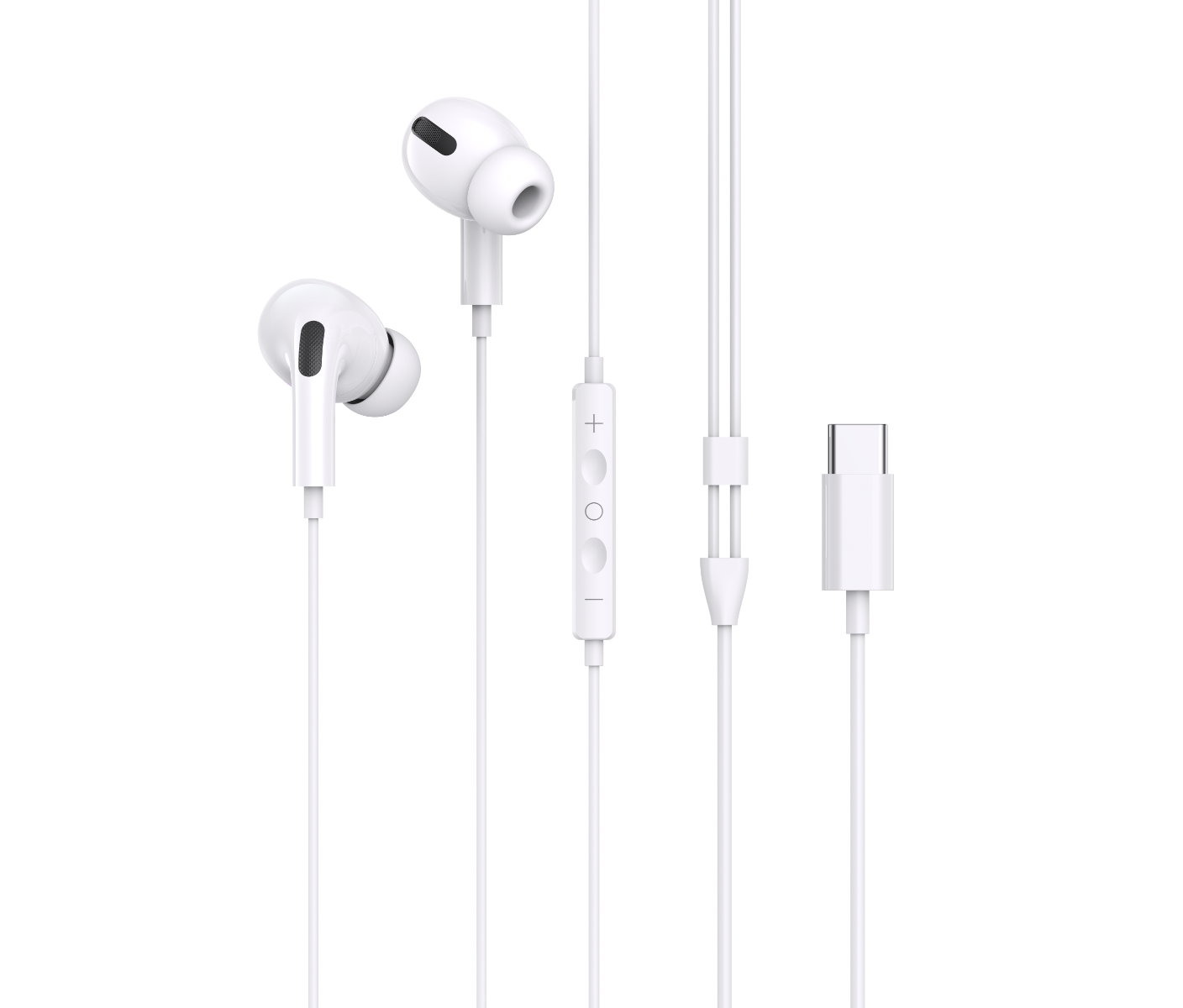 USB-C Stereo Wired SoftBuds Earphones