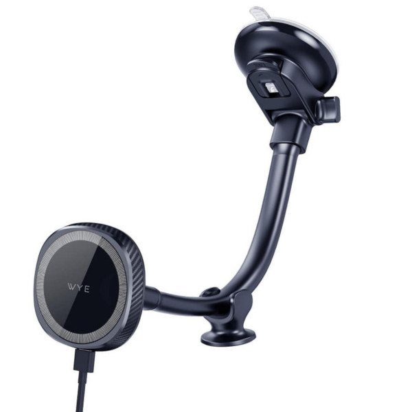 15W In-Car Wireless Charging Dashboard & Windshield Long Holder