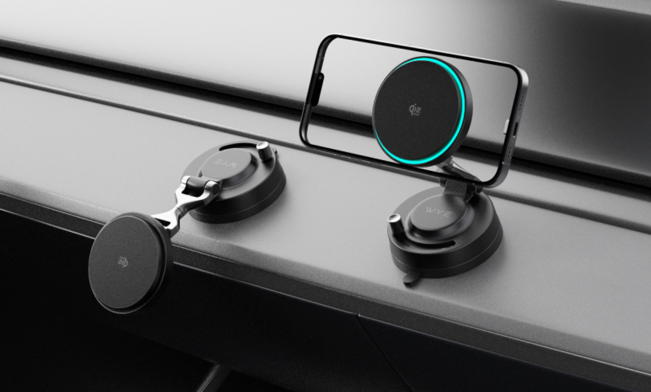 Wireless In Car Holder H95 - Image 5