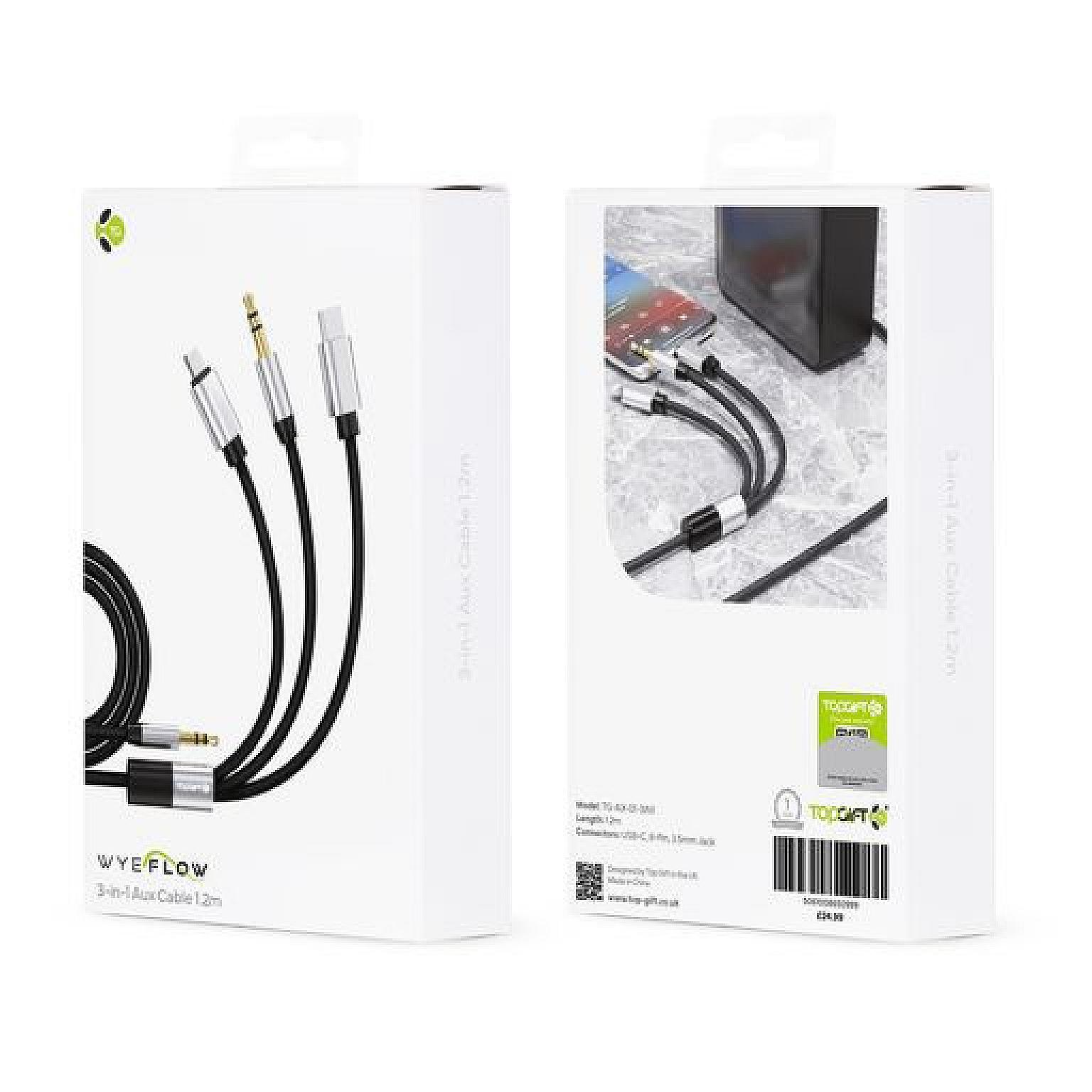 WYEFLOW 3-in-1 Aux Cable - Image 3