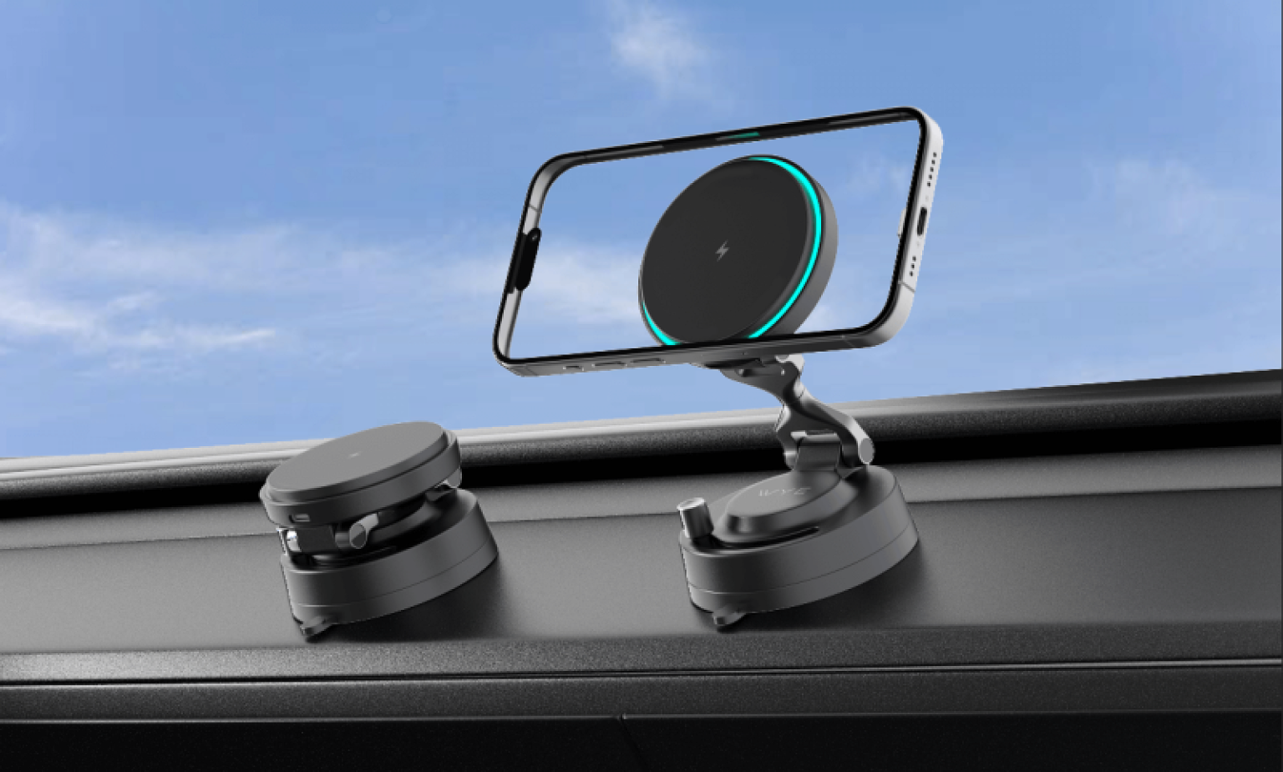 Wireless In Car Holder H95 - Image 4